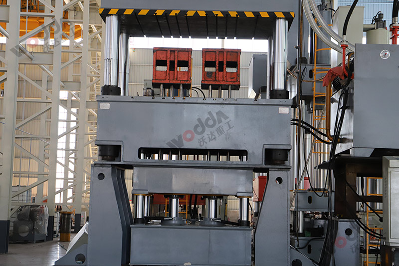 1000噸雙缸帶液壓墊拉伸四柱液壓機廠家 1000噸雙缸帶液壓墊拉伸四柱液壓機廠家