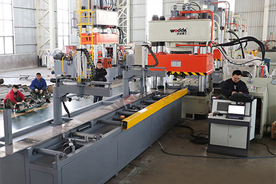 全自動(dong)錨杆托盤生産線(xiàn)（630噸錨杆托盤液壓(yā)機）